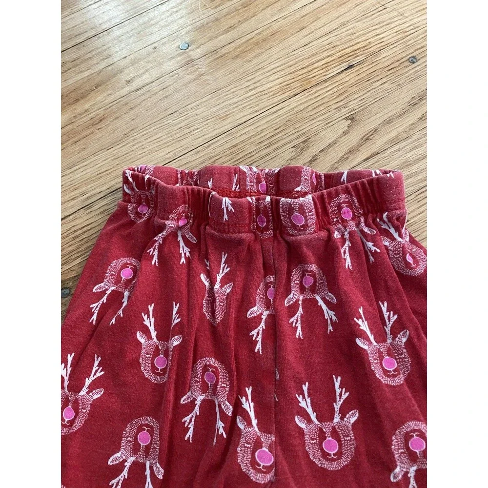 Oshkosh B’gosh 2 Piece Pajamas Christmas Oh Deer Reindeer Red And White